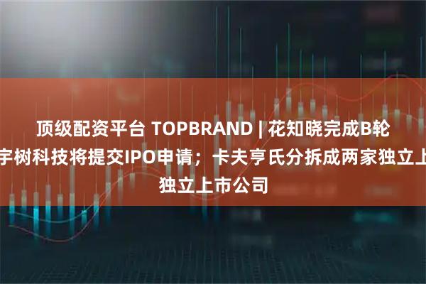 顶级配资平台 TOPBRAND | 花知晓完成B轮融资；宇树科技将提交IPO申请；卡夫亨氏分拆成两家独立上市公司